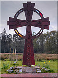 NS3692 : Saint Kessog's Cross by David Dixon