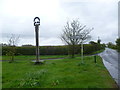 Village sign at Golden Green