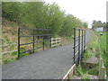 Bridge over unnamed watercourse for multi user route alongside the Weardale Railway