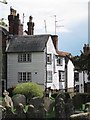 Houses by Church graveyard