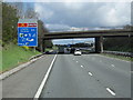 The M56 at Cryers Lane Bridge on the B5132