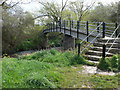 Footbridge over the river Elwy