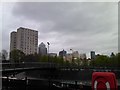 View of Canary Wharf from the Limehouse Cut