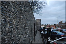 TR1557 : City Walls by N Chadwick