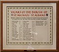 St Michael, St S Albans - Vicar