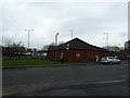 Looking from Decathlon Car Park towards the Wesleyan Church