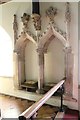 TF2973 : Sedilia, St Andrew's church, Fulletby by J.Hannan-Briggs