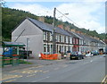 Houses at the southern end of Wingfield Crescent, Llanbradach