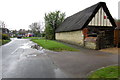 Barn conversion on Great Linford High Street