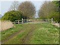 TF6426 : New gates blocking the old railway by Richard Humphrey