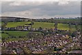 The Lankey Road runs across the image above houses north west of the A361