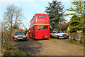 Bus in Garden, Motcombe, Dorset