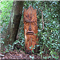 TQ4793 : Hainault Forest Tree Sculpture (1) by Roger Jones