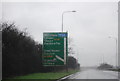 Approaching the Coryton turn off, A13