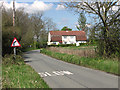 Cottages by the junction of Cock Lane and Hall Road