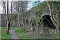 Arches under Seiont Mill Road in Caernarfon
