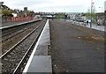 Platform 2 viewed from the east, Caerphilly railway station