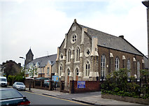 TQ3385 : Hackney (southern fringes):  Church of God (World Fellowship),Barrett's Grove by Dr Neil Clifton