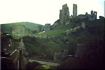 SY9582 : Corfe Castle Ruins by Colin Smith
