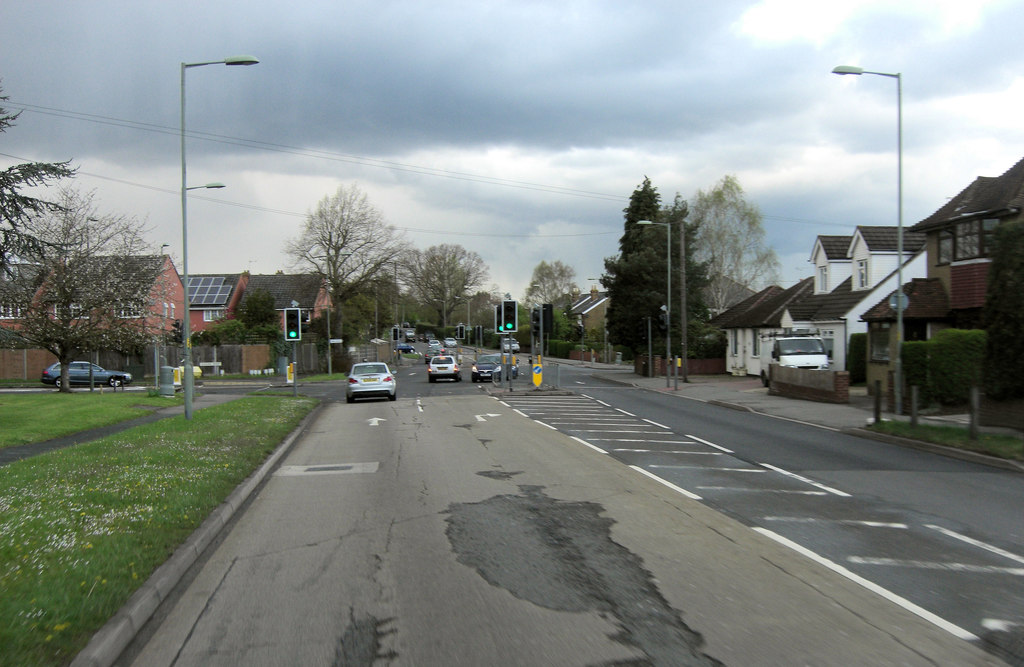 A322 junction with Queens Road © Stuart Logan :: Geograph Britain and ...