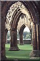 NX9666 : Sweetheart Abbey: looking into the nave from the south transept by Christopher Hilton