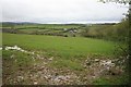 Rural view from a soggy field