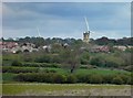 Barnburgh Church from RSPB Adwick Washlands