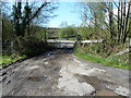 Car park entrance to Coloured Ponds