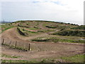 ST2176 : Racing dirt track near Pengam Moors by Gareth James