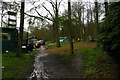 TQ3761 : Frylands Wood Scout Campsite, Featherbed Lane by Christopher Hilton