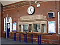 Bridlington Station:  booking office