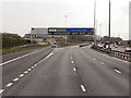 NS6666 : M8 Motorway at Junction 10 by David Dixon