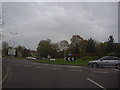 Reading Road at the A30 roundabout, Blackwater