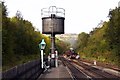 Water tower on the end of the platform