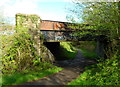 Route of a dismantled railway line, Abertridwr