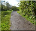 Looking towards the site of the former Abertridwr railway station