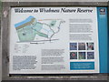TM1631 : Wrabness Nature Reserve information board by Roger Jones