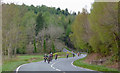 The B4358 west of Newbridge-on-Wye, Powys