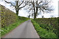 Moisty Lane approaching Marchington