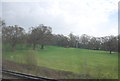 Pillbox seen from the Brighton Main Line