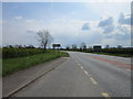 Looking south along the A7 towards Westlinton