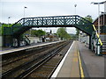 The footbridge at Whyteleafe South station