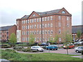 Former Mill converted into Apartments - viewed from Nottingham Road Bridge