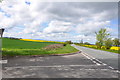 Looking along Watling Street towards Wales from the Uppington Junction