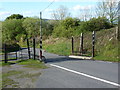 Cattle grid on the Mountain Road to Cwmynyscoy