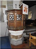 SU2423 : All Saints, Whiteparish- pulpit by Basher Eyre