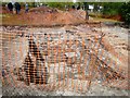 SJ9495 : Dig at Newton Hall by Gerald England