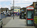 Two telephone boxes, Lillie Road