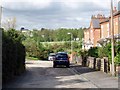 Selbourne Road West with a view of  Worcester race course