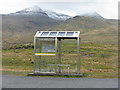 NM5429 : Solar-powered bus shelter by M J Richardson